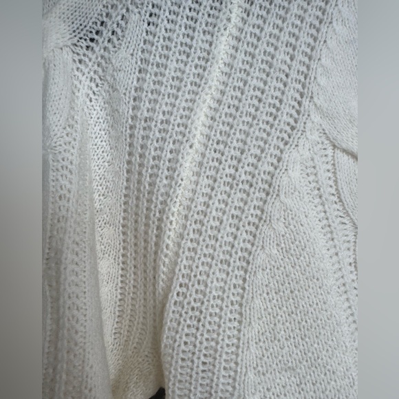 Banana Republic ivory white mixed wool sweater, size S - Picture 9 of 9